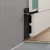 Плинтус алюминиевый скрытый с подсветкой Laconistiq Strong Черный RAL 9005 42-21-300 матовый 3000×80×13,1
