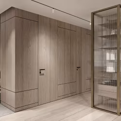 Плинтус алюминиевый скрытый с подсветкой Laconistiq Strong Черный RAL 9005 42-21-300 матовый 3000×80×13,1