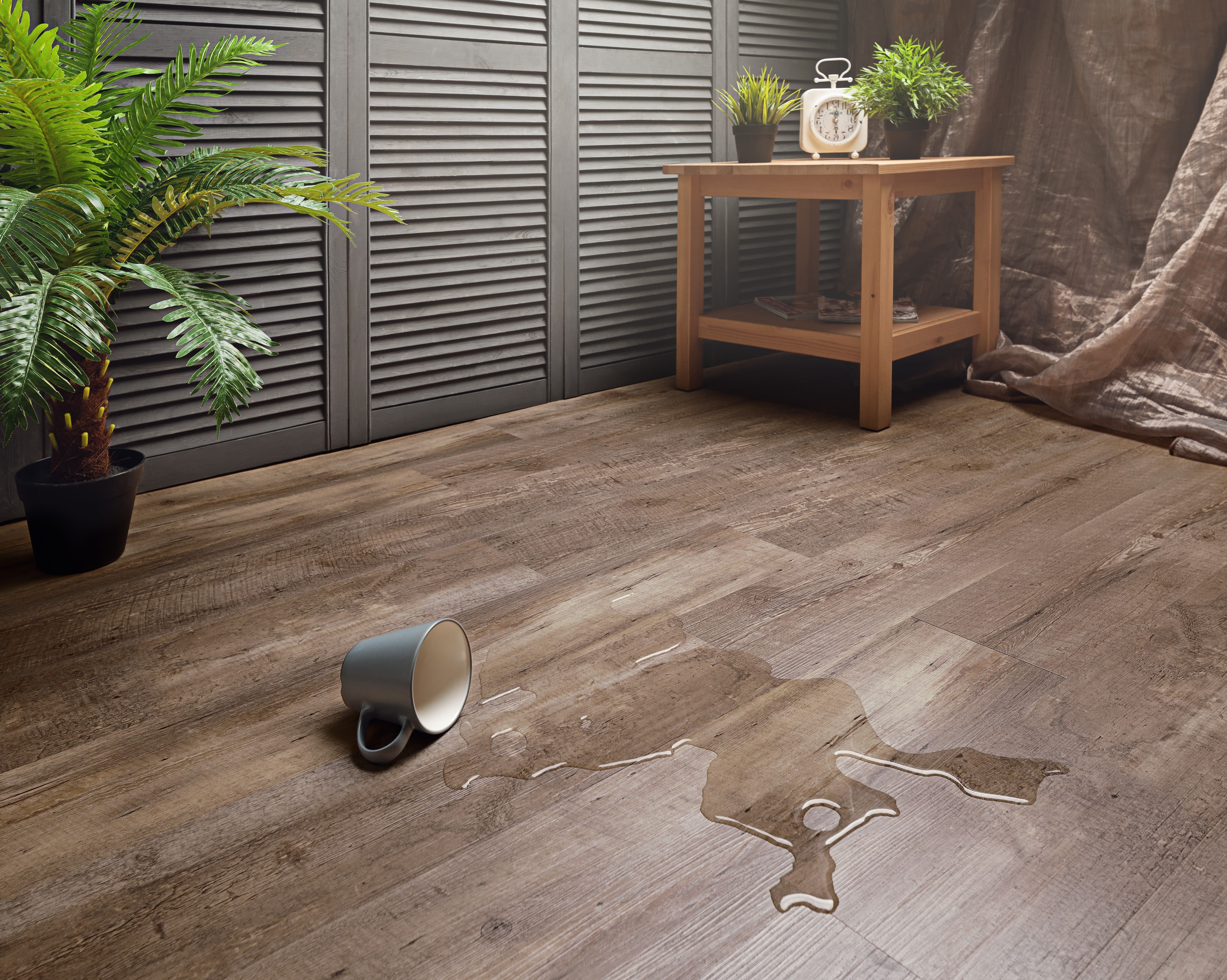 Кварцвиниловый SPC ламинат Aquafloor Classic AF5503 1220×180×3,5 фото в интерьере