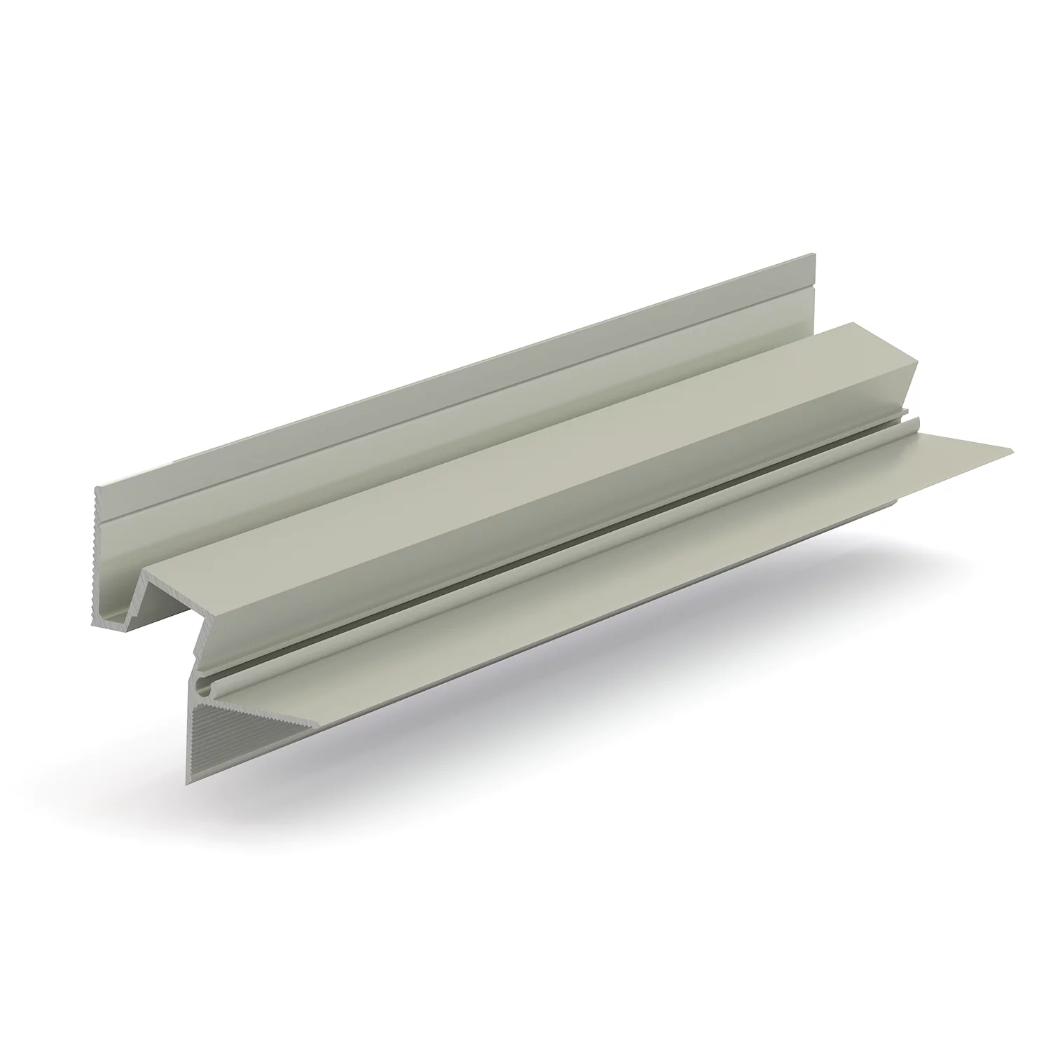 Профиль алюминиевый теневой с подсветкой Laconistiq Gips 51-100-300 без покрытия 3000×43,8×44,1