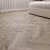Кварцвиниловая плитка Alpine Floor клеевая Chevron Alpine LVT Дуб Натуральный отбеленный Chevron ECO 20-3 французская елка 555×127×2,5 фото в интерьере