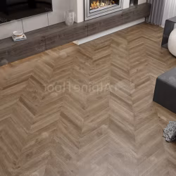 Кварцвиниловая плитка Alpine Floor клеевая Chevron Alpine LVT Макадамия Chevron ECO 20-5 французская елка 555×127×2,5