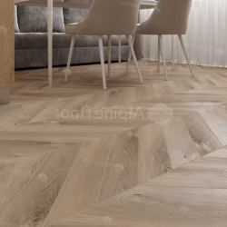 Кварцвиниловая плитка Alpine Floor клеевая Chevron Alpine LVT Дуб Синистра Chevron ECO 20-6 французская елка 555×127×2,5