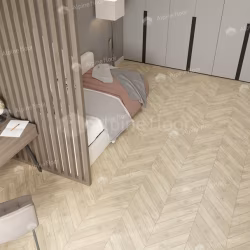 Кварцвиниловая плитка Alpine Floor клеевая Chevron Alpine LVT Сонома Chevron ECO 20-7 французская елка 555×127×2,5