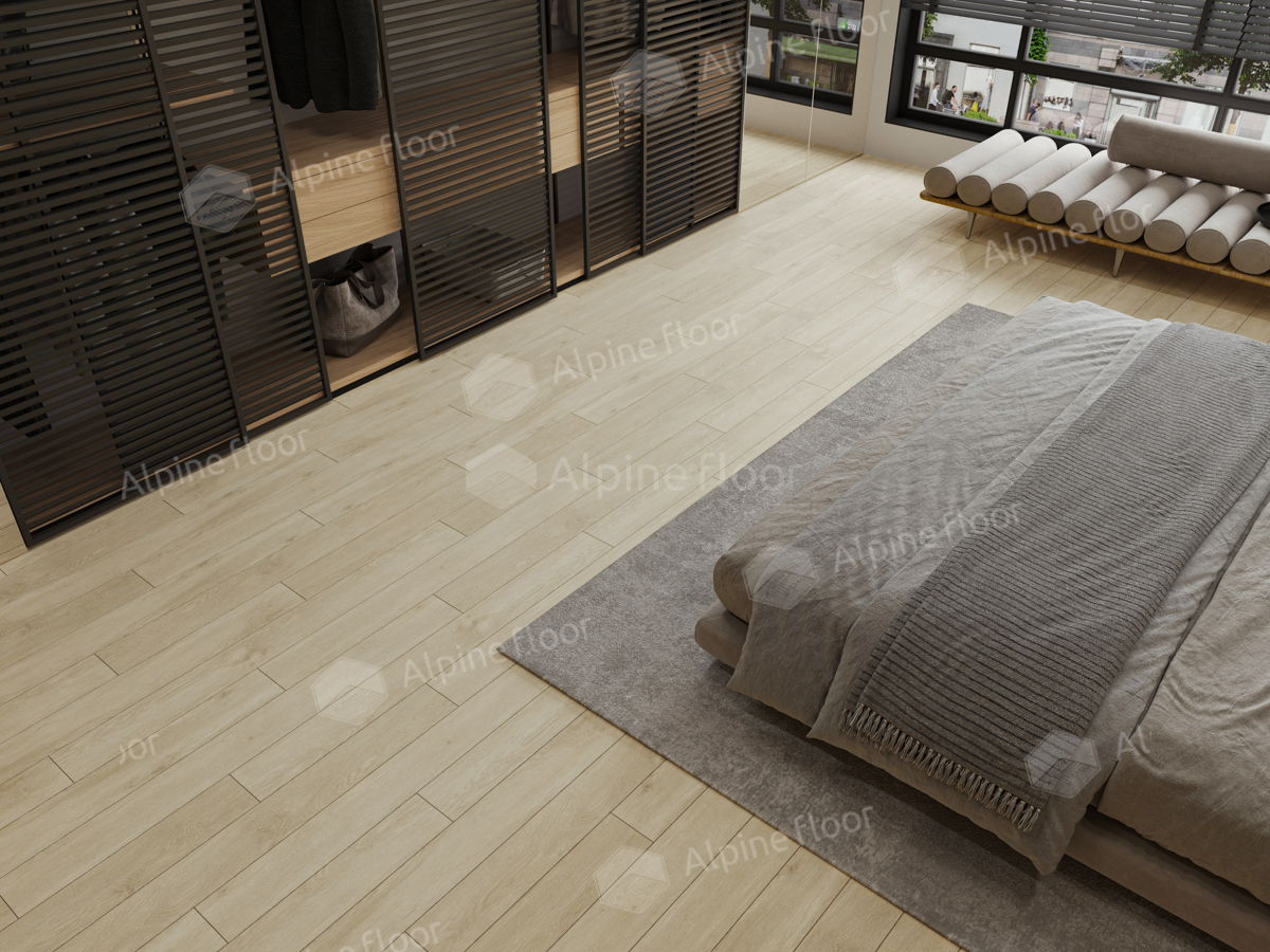 Кварцвиниловый SPC ламинат Alpine Floor Grand Sequoia Village Сонома ECO 11-307 1220×125×4 фото в интерьере Кварцвиниловый SPC ламинат Alpine Floor Grand Sequoia Village Сонома ECO 11-307 1220×125×4 фото в интерьере