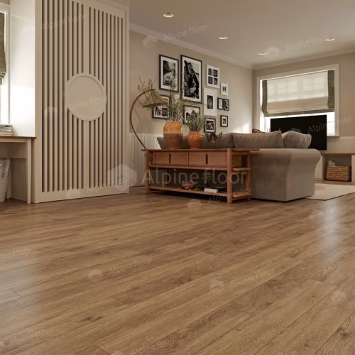 Кварцвиниловый SPC ламинат Alpine Floor Grand Sequoia Village Макадамия ECO 11-1007 1220×125×4