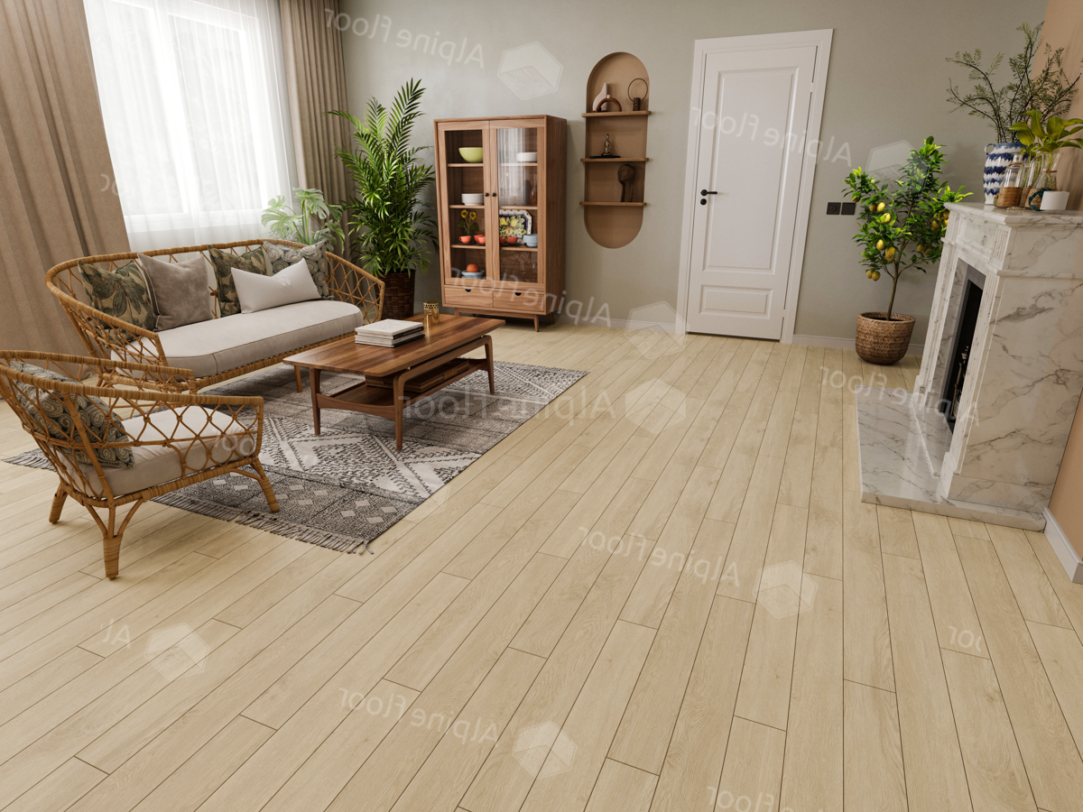 Кварцвиниловый SPC ламинат Alpine Floor Grand Sequoia Village Камфора ECO 11-507 1220×125×4 фото в интерьере