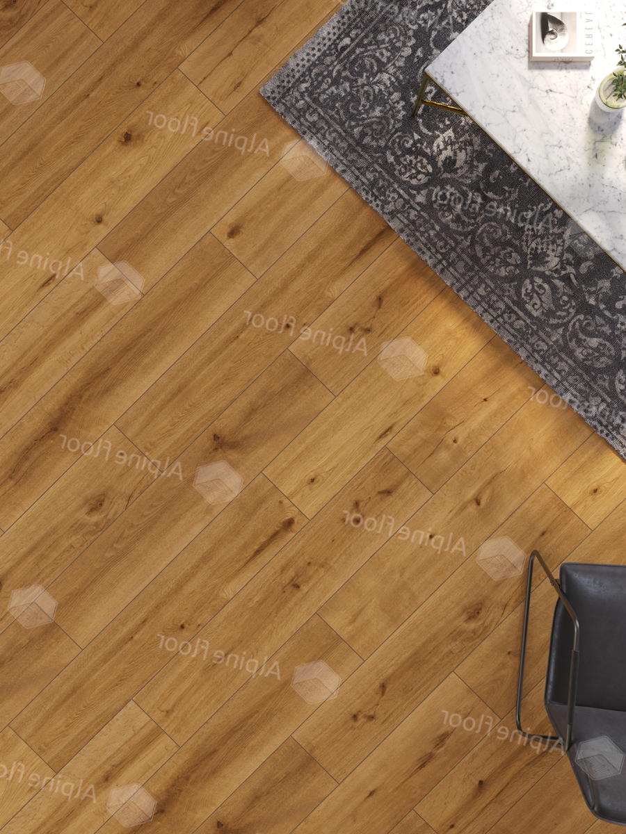 Кварцвиниловый SPC ламинат Alpine Floor ProNature Andes 62544 1290×246×4 фото в интерьере