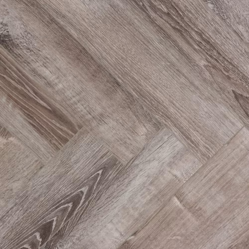 Кварцвиниловый SPC ламинат Cronafloor Herringbone Дуб Тулон H009 венгерская елка 640×128×4,5