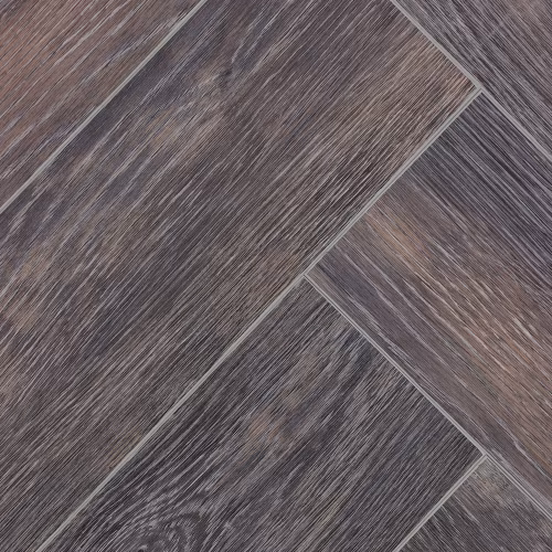 Кварцвиниловый SPC ламинат Cronafloor Herringbone Дуб Бордо H006 венгерская елка 640×128×4,5