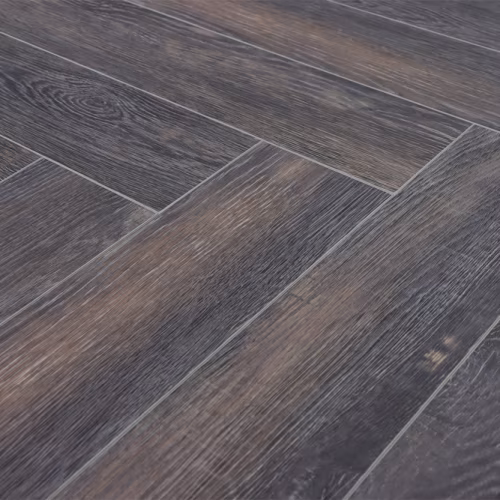 Кварцвиниловый SPC ламинат Cronafloor Herringbone Дуб Бордо H006 венгерская елка 640×128×4,5