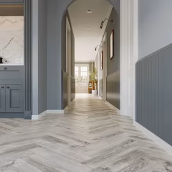 Кварцвиниловый SPC ламинат Cronafloor Herringbone Дуб Страсбург H005 венгерская елка 640×128×4,5