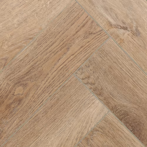 Кварцвиниловый SPC ламинат Cronafloor Herringbone Дуб Монпелье H004 венгерская елка 640×128×4,5