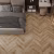 Кварцвиниловый SPC ламинат Cronafloor Herringbone Дуб Монпелье H004 венгерская елка 640×128×4,5 фото в интерьере