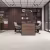 Кварцвиниловый SPC ламинат Cronafloor Herringbone Дуб Нант H003 венгерская елка 640×128×4,5 фото в интерьере