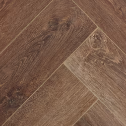 Кварцвиниловый SPC ламинат Cronafloor Herringbone Дуб Тулуза H001 венгерская елка 640×128×4,5