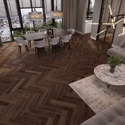 Кварцвиниловый SPC ламинат Cronafloor Herringbone Дуб Тулуза H001 венгерская елка 640×128×4,5