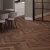 Кварцвиниловый SPC ламинат Cronafloor Herringbone Дуб Тулуза H001 венгерская елка 640×128×4,5 фото в интерьере