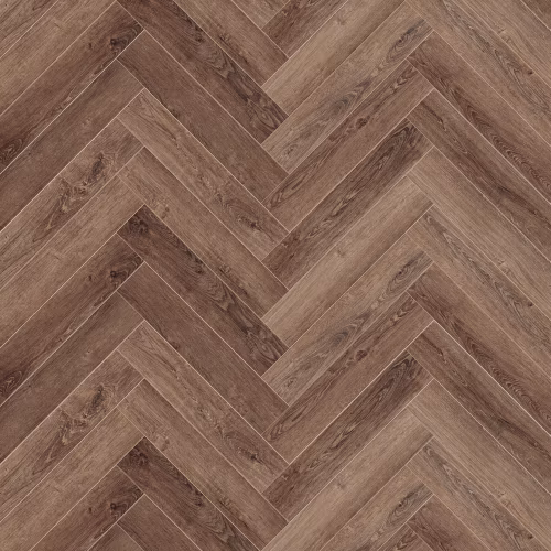 Кварцвиниловый SPC ламинат Cronafloor Herringbone Дуб Тулуза H001 венгерская елка 640×128×4,5