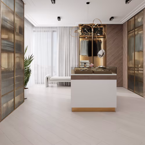 Кварцвиниловый SPC ламинат Cronafloor Grand Sequoia Дуб Белый 1200×180×5