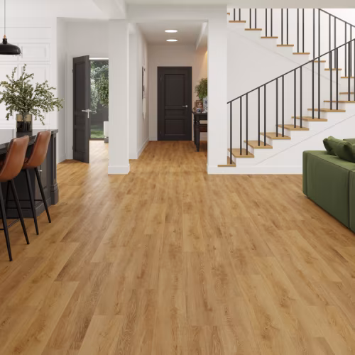 Кварцвиниловый SPC ламинат Cronafloor Grand Sequoia Дуб Медовый 1200×180×5