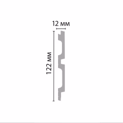 Стеновая панель под покраску Decomaster D319-115 2900×122×12