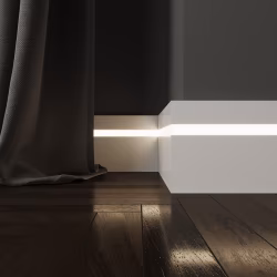 Плинтус под покраску с подсветкой Ultrawood Base 1015L i 2000×100×15