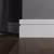 Плинтус под покраску с подсветкой Ultrawood Base 1015L i 2000×100×15 фото в интерьере