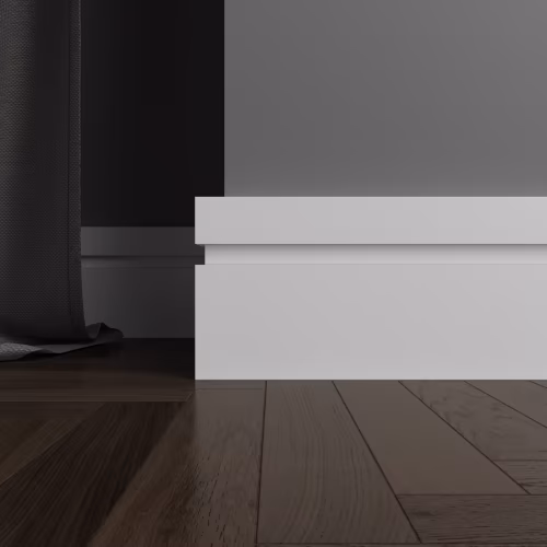 Плинтус под покраску с подсветкой Ultrawood Base 1015L i 2000×100×15