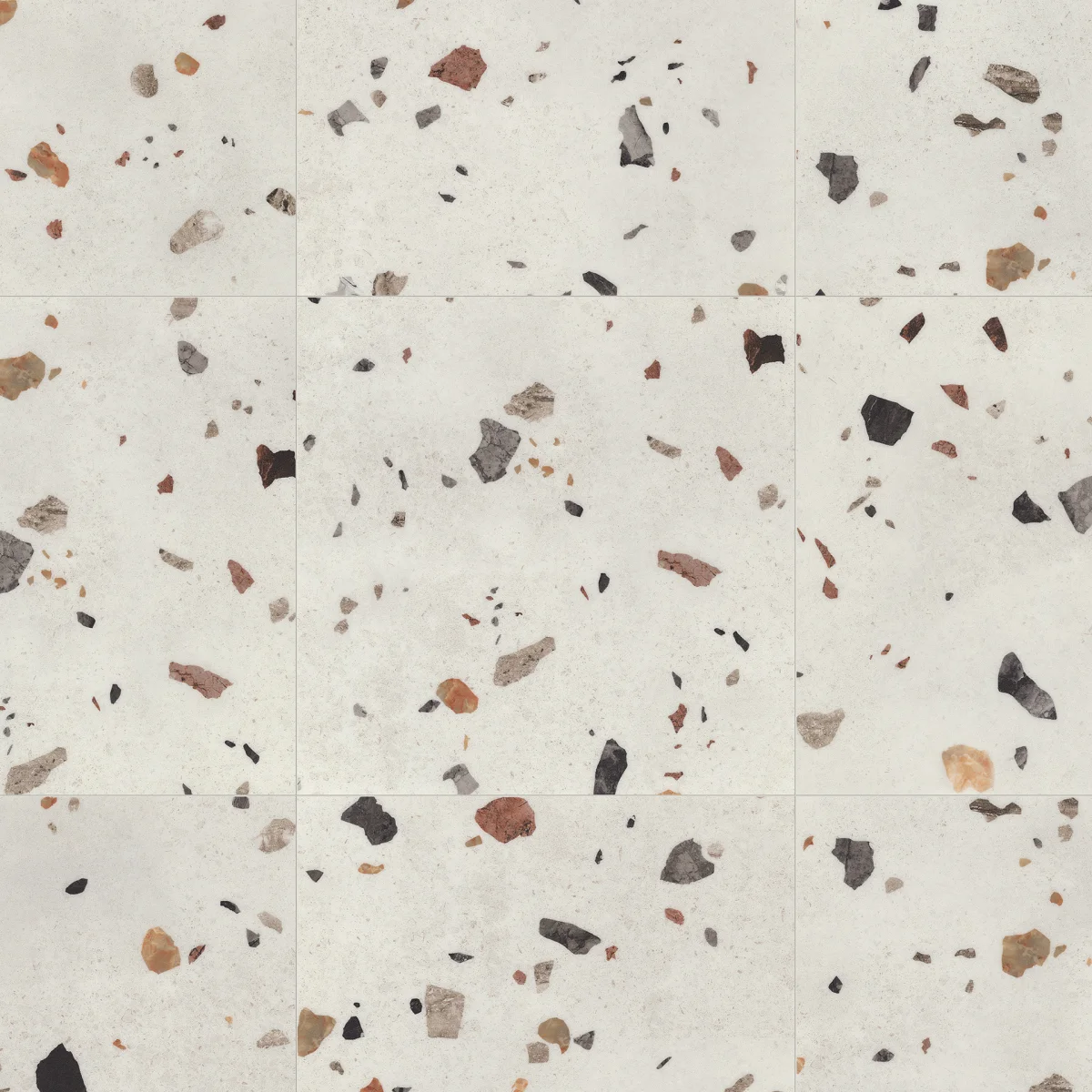 Кварцвиниловая плитка Tarkett Art Vinyl клеевая Rockstars Terrazzo 457,2×457,2×3
