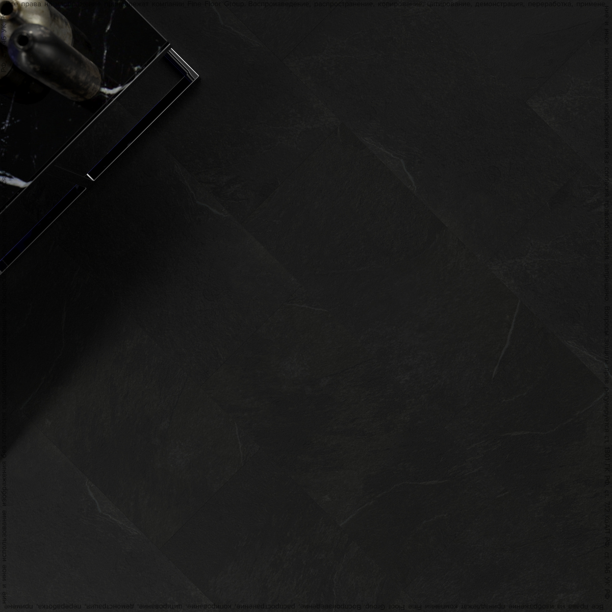 Кварцвиниловая плитка FineFloor замковая Stone Кохем FF-1566 655×324×4,5 фото в интерьере