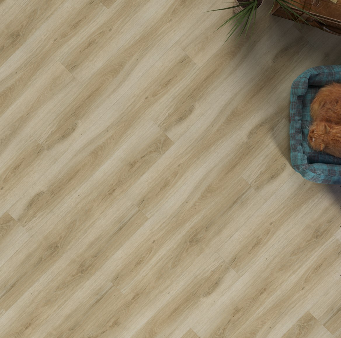 Кварцвиниловая плитка FineFloor клеевая Wood Дуб Пиньел FF-1425 1320×196×2,5 фото в интерьере