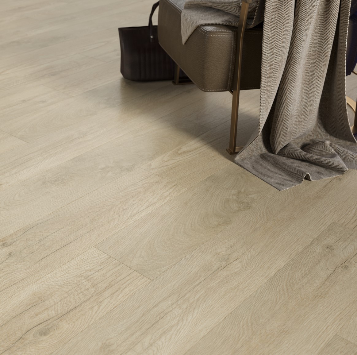 Кварцвиниловая плитка FineFloor замковая Rich Дуб Схиза FF-1993 1316×191×4,5 фото в интерьере