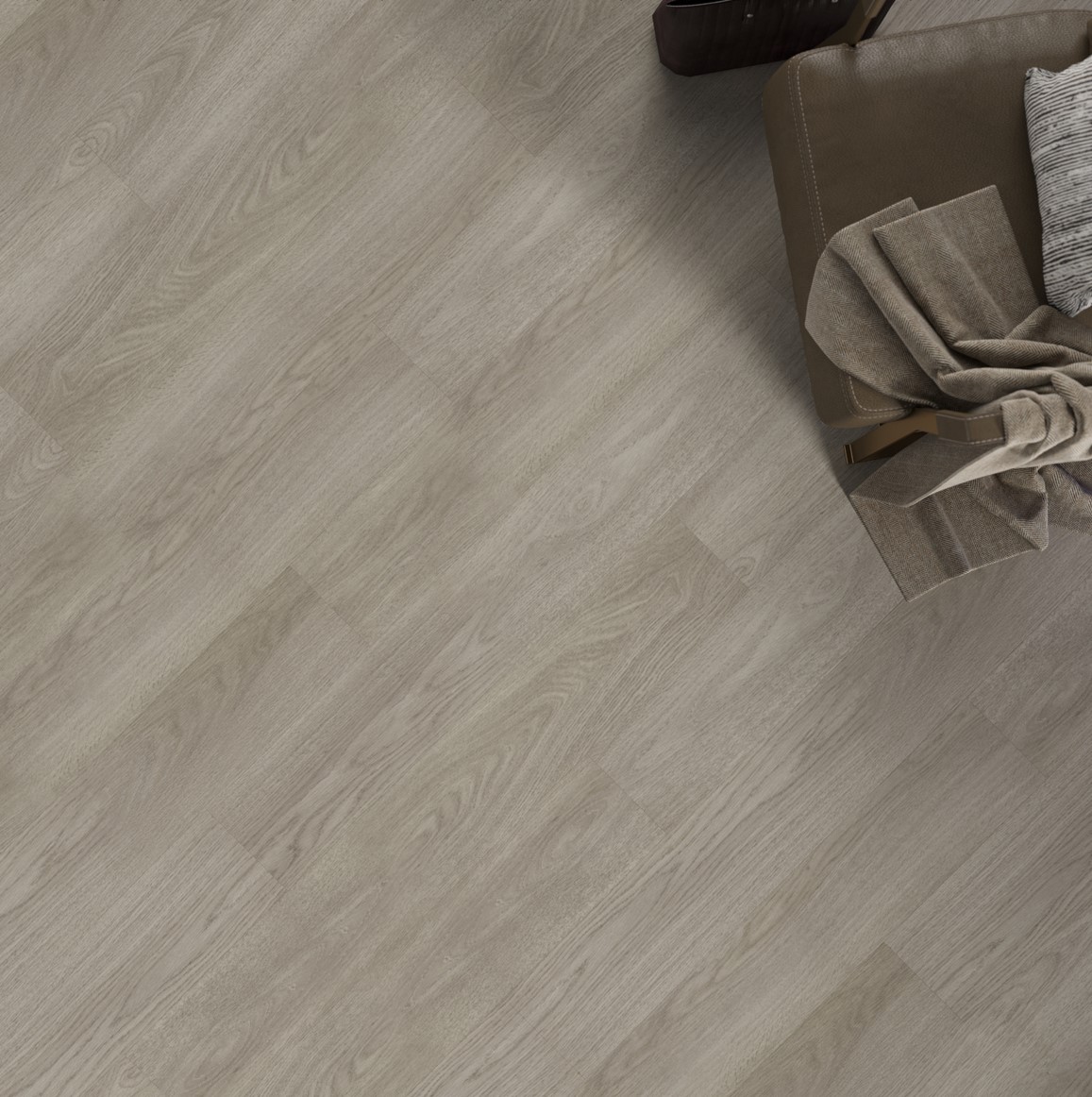 Кварцвиниловая плитка FineFloor замковая Rich Дуб Вулькано FF-1990 1316×191×4,5 фото в интерьере