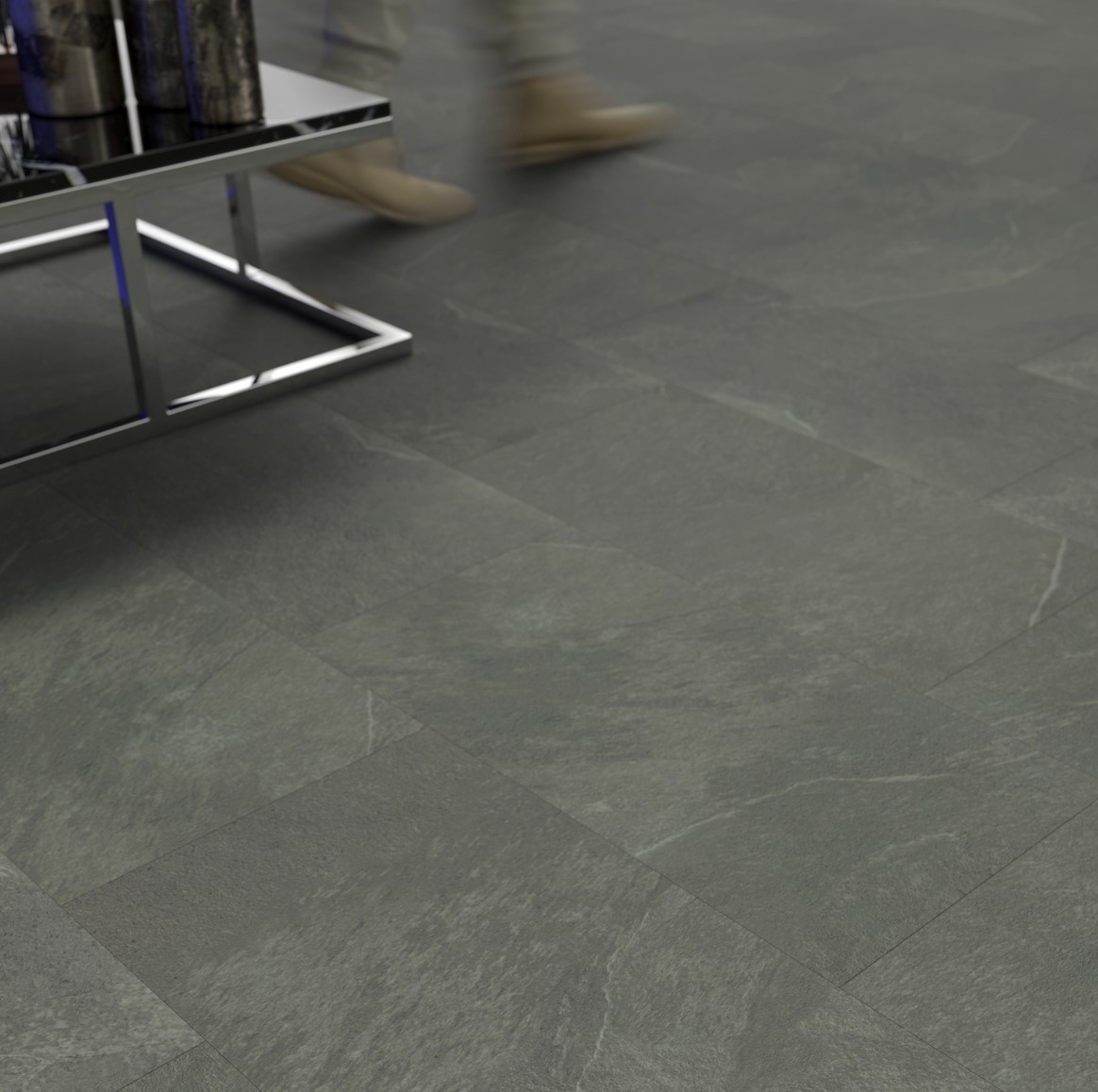 Кварцвиниловая плитка FineFloor замковая Stone Гарат FF-1567 655×324×4,5 фото в интерьере