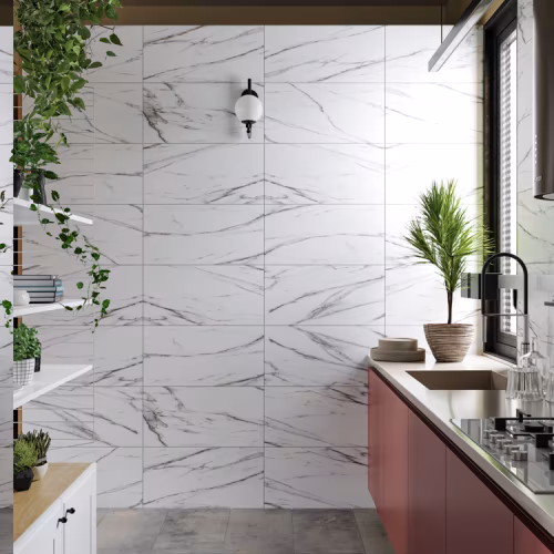Кварцвиниловая плитка Cronafloor клеевая Stone Терра Бьянко S LVT 010 600×300×2,5