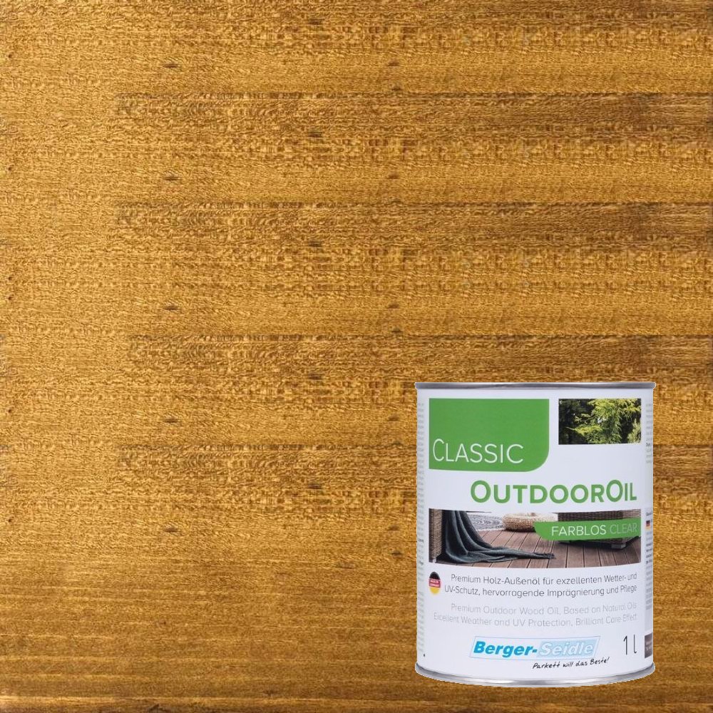 Масло для дерева Berger-Seidle OutdoorOil цвет Rosewood / Palisander полуматовое 1 л