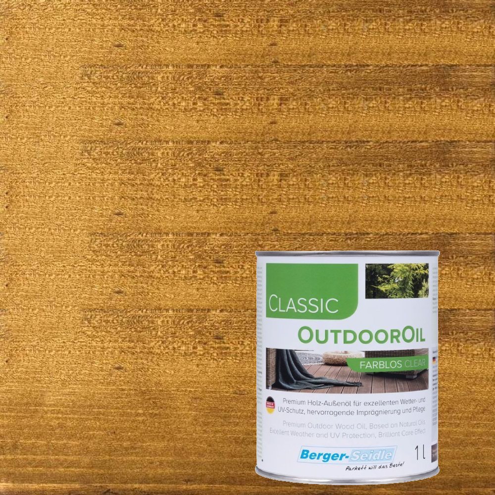 Масло для дерева Berger-Seidle OutdoorOil цвет Rosewood / Palisander полуматовое 0,125 л