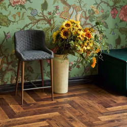 Кварцвиниловая плитка Vinilam клеевая Parquet Herringbone Glue Паркет Парижский GD11155 венгерская елка 762×152,4×2,5