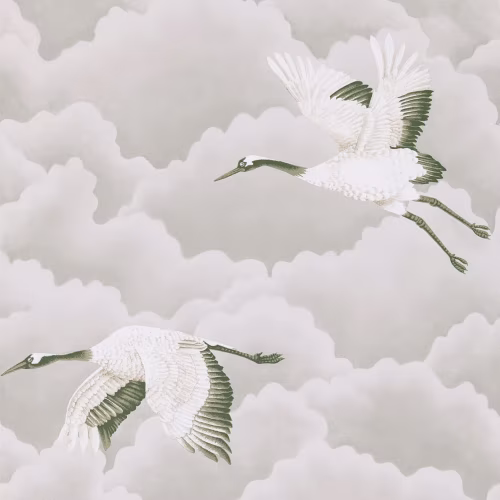 Обои Harlequin Colour 1 Cranes In Flight Platinum 111230 10,05×0,686