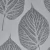 Обои Harlequin Colour 1 Leaf Slate/Silver 112608 10,05×0,52
