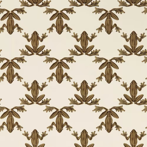 Обои Harlequin Colour 4 Wood Frog Gold/Parchment 113013 10,05×0,52