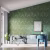 Обои Harlequin Colour 4 Fayola Fig Leaf/Clover 113019 10,05×0,52 фото в интерьере