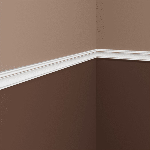 Молдинг под покраску Европласт 1.51.383 2000×75×23 фото в интерьере