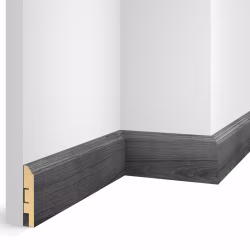 Плинтус МДФ Cosca Decor Экошпон WP07 Ясень Дымчатый 2400×80×16