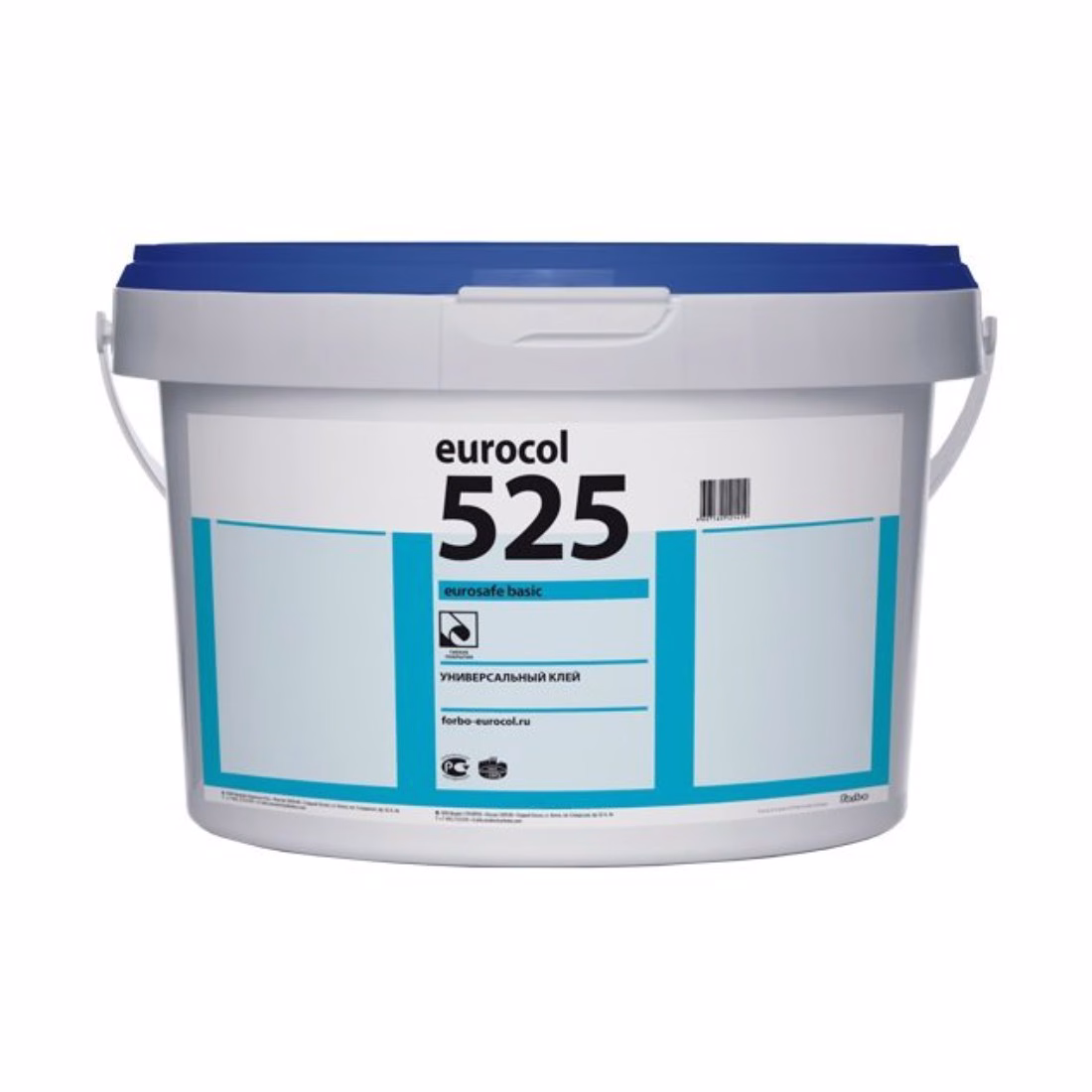 Клей для винилового пола Forbo Eurocol 525 Eurosafe Basic водно-дисперсионный 13 кг