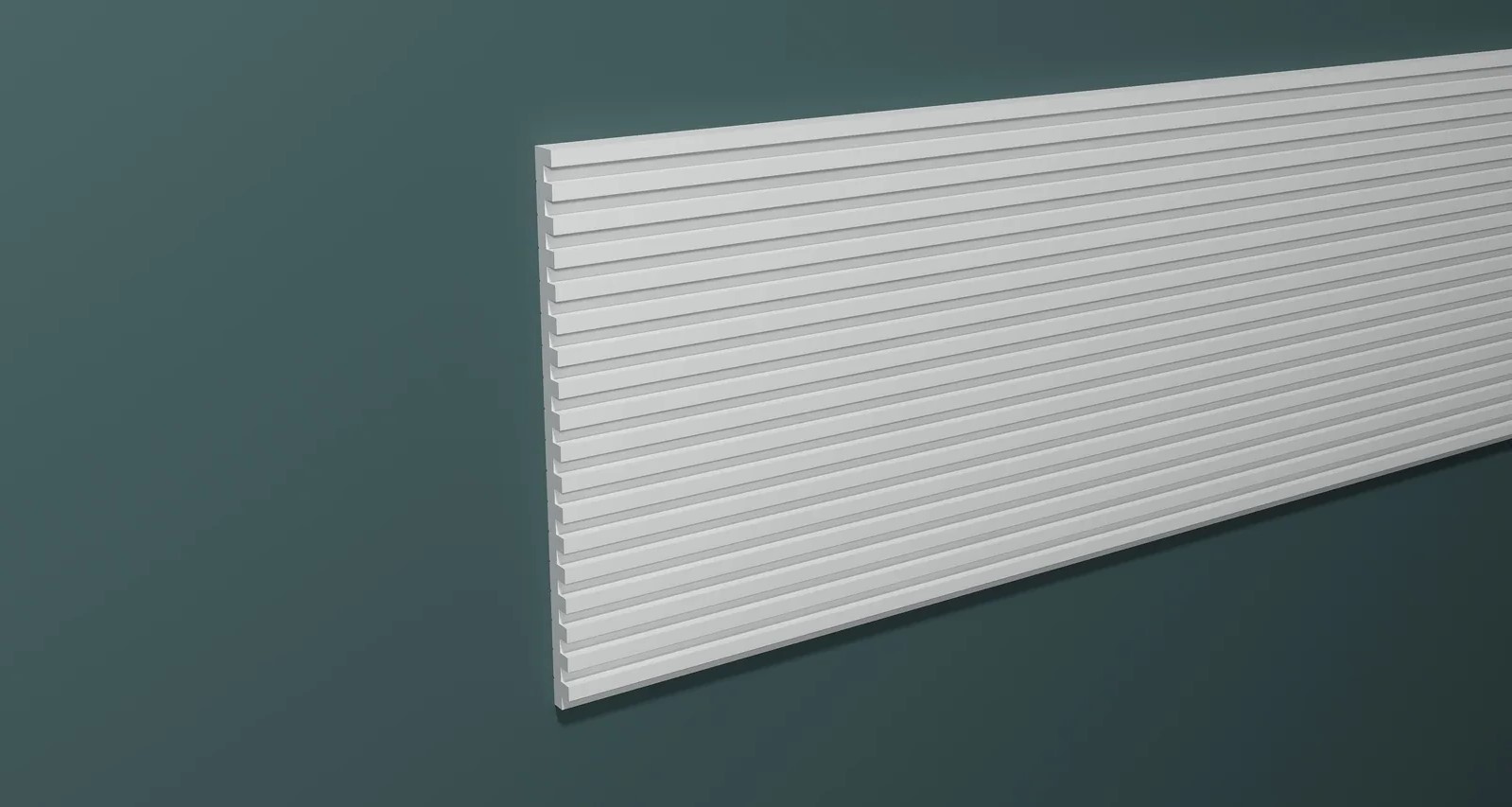 Стеновая панель из полистирола под покраску Decor-Dizayn Грани DD905 3000×180×10