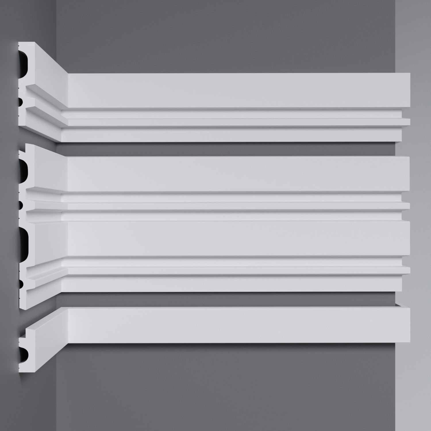 Стеновая панель под покраску Decomaster D318 2900×122×12