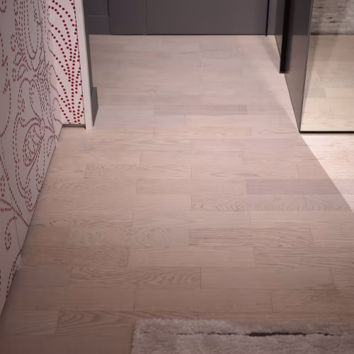 Композитная паркетная доска Quartz Parquet Штучный паркет Дуб Песочный 44-408 венгерская елка 400×100×5