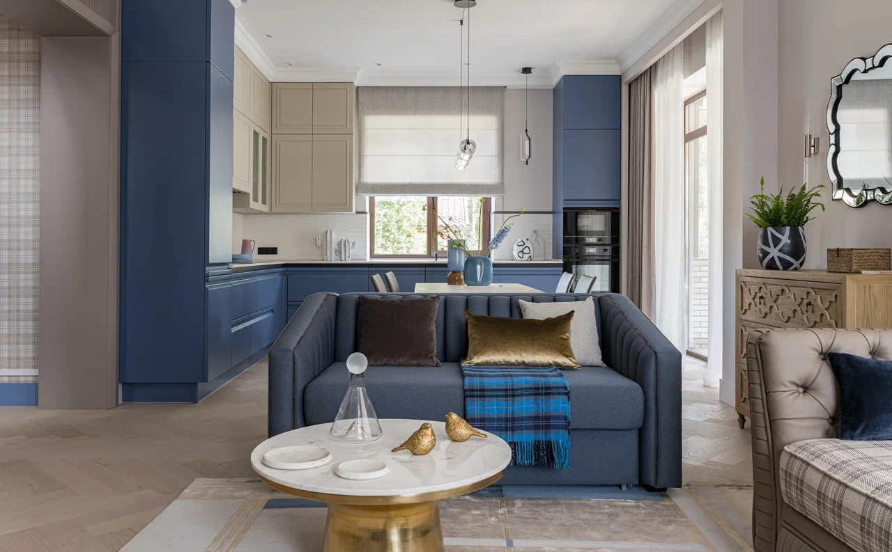 Композитная паркетная доска Quartz Parquet Штучный паркет Дуб Песочный 44-408 венгерская елка 400×100×5 фото в интерьере